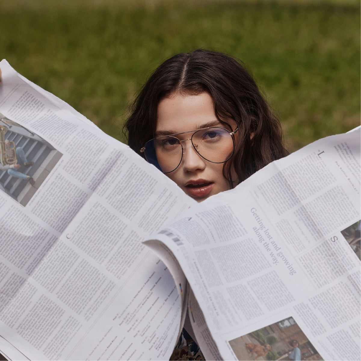 Edoawen in Black Gold Multi - Non-prescription reading glasses | Aldo