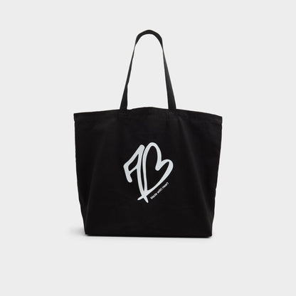 Made With Heart Tote Black/White Tote & Satchel bags - Tote bag | Aldo