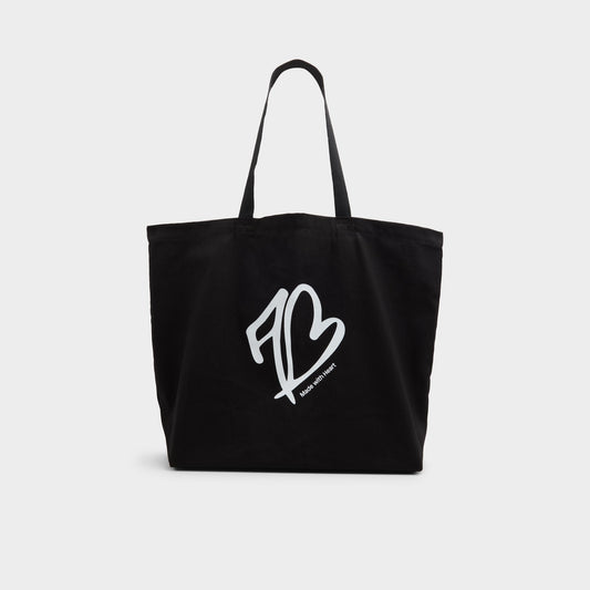 Made With Heart Tote Black/White Tote & Satchel bags - Tote bag | Aldo
