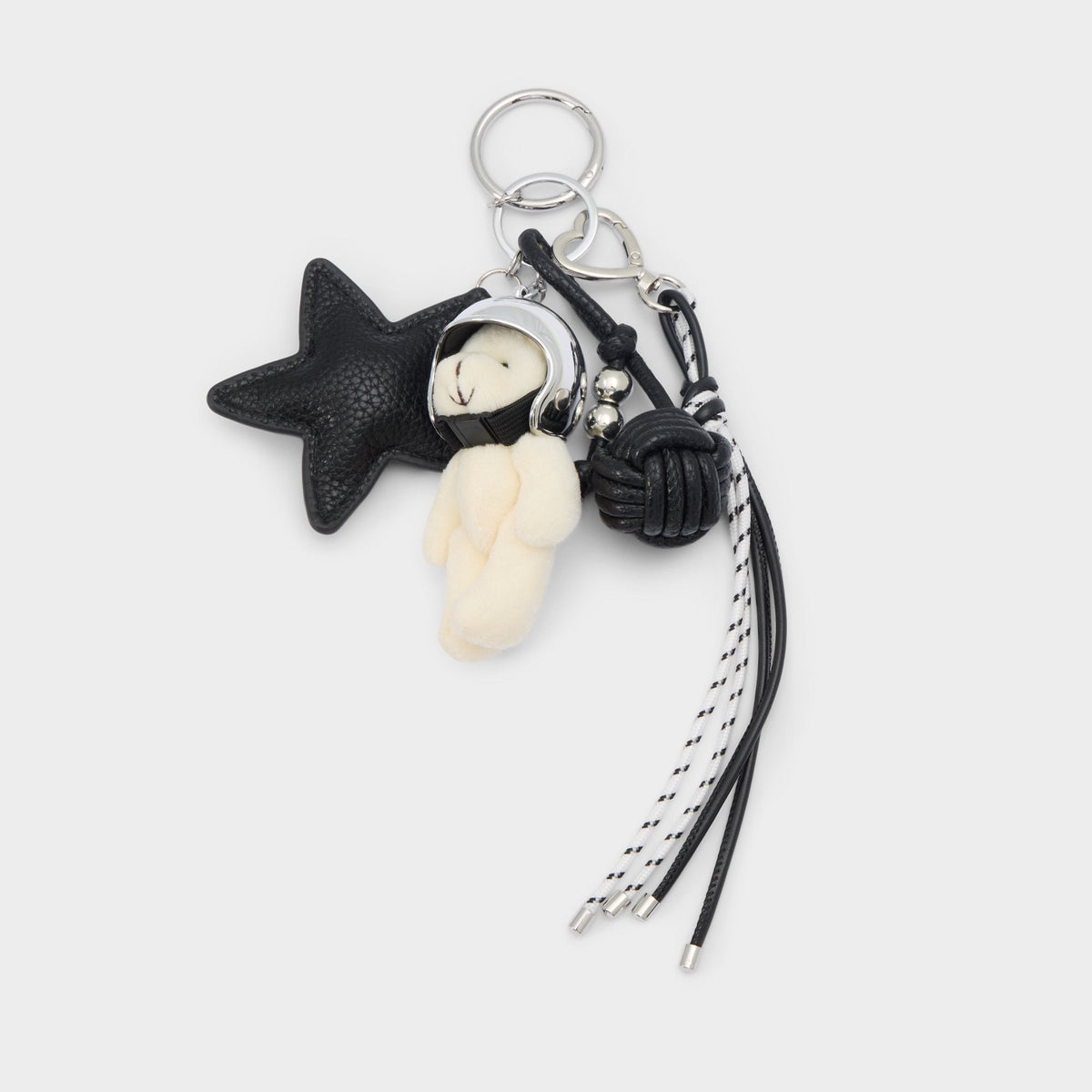 Astrobear in Black Silver Multi - Bag charm | Aldo