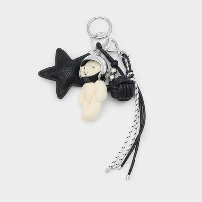 Astrobear in Black Silver Multi - Bag charm | Aldo