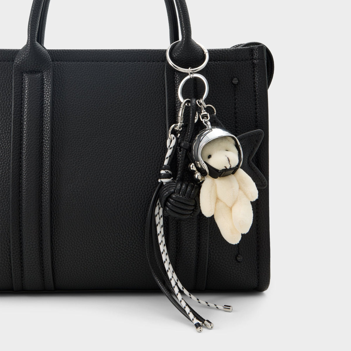 Astrobear in Black Silver Multi - Bag charm | Aldo