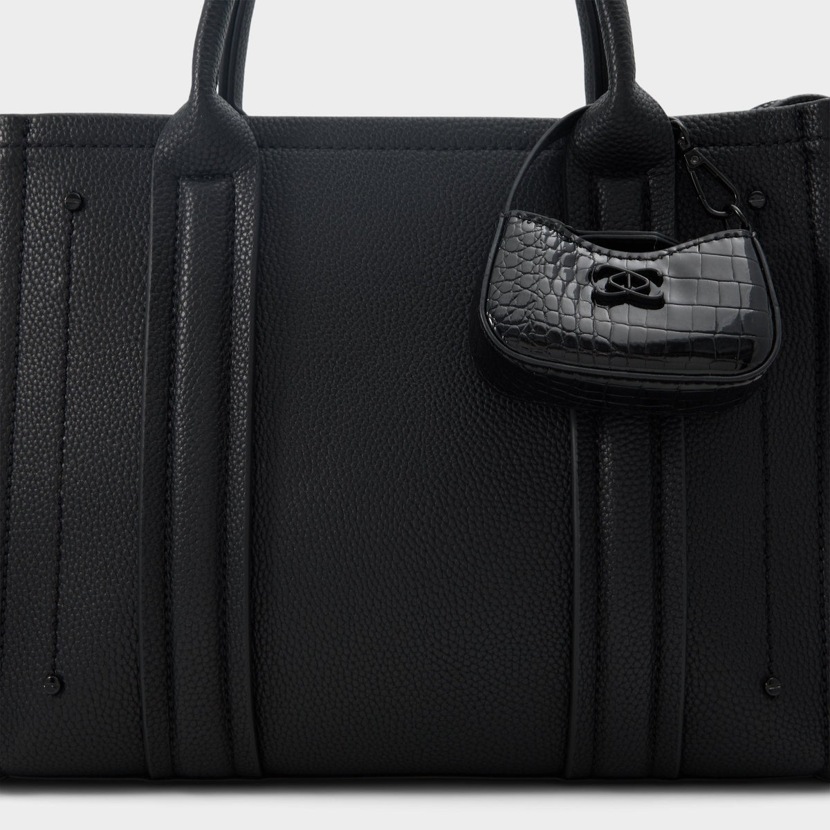 Miniccharlii in Black Black - Bag charm | Aldo