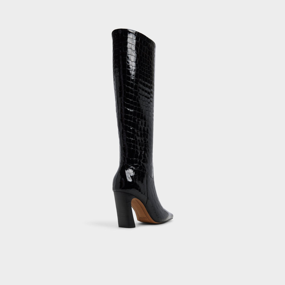 Vivienna in Black - Knee-high boot, Block heel | Aldo