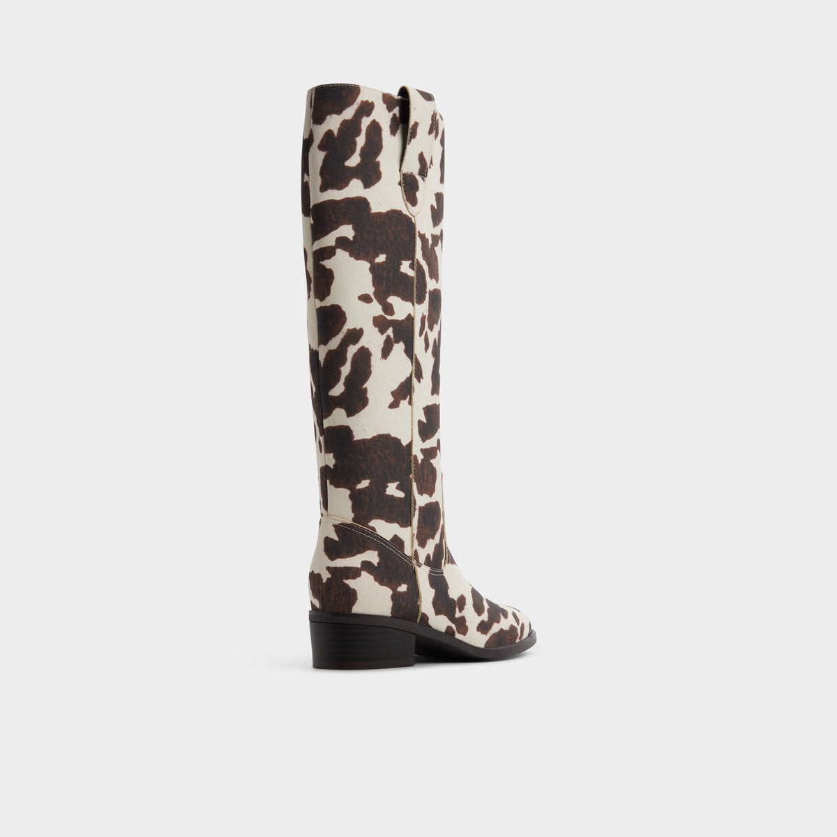 Kaydia in Open Brown 14179225 - Western knee-high boot, Block heel | Aldo