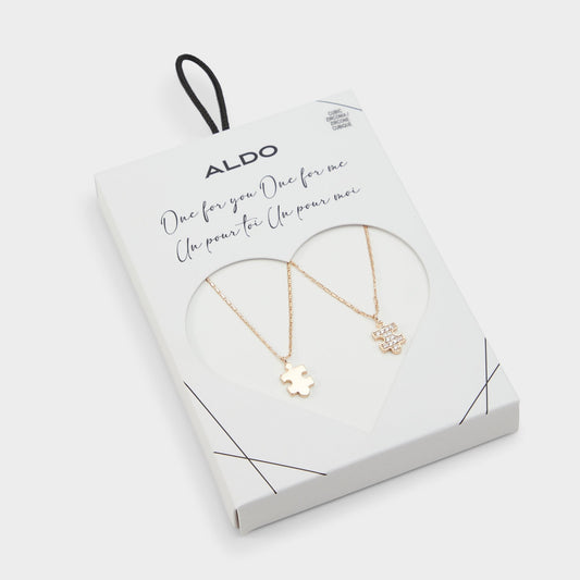 Besties Gold/Clear Multi Women's Necklaces - Gift set | Aldo