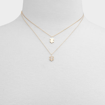 Besties Gold/Clear Multi Women's Necklaces - Gift set | Aldo