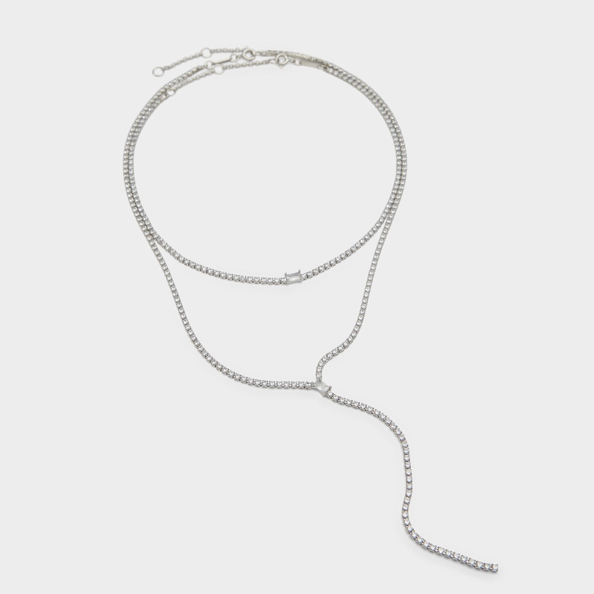 Alata Silver/Clear Multi Women's Cubic Zirconia - Necklace | Aldo