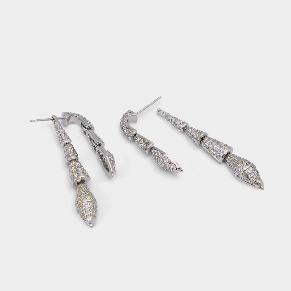 Serrpente in Silver Clear Multi - Statement earrings | Aldo