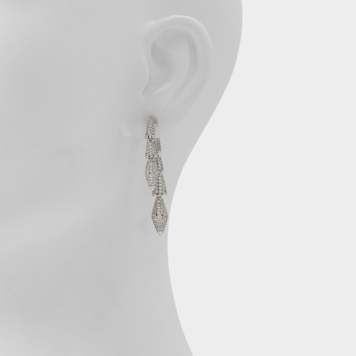 Serrpente in Silver Clear Multi - Statement earrings | Aldo