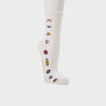Strangeicons in Ice - Women's socks | Aldo