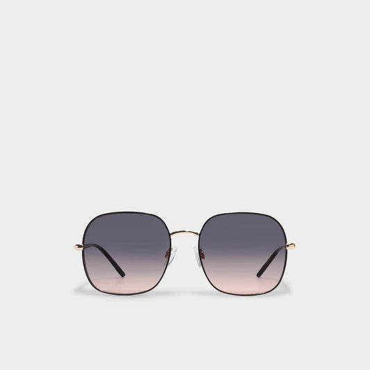 Elbamadar Black/Gold Multi Women's Square - Square sunglasses | Aldo
