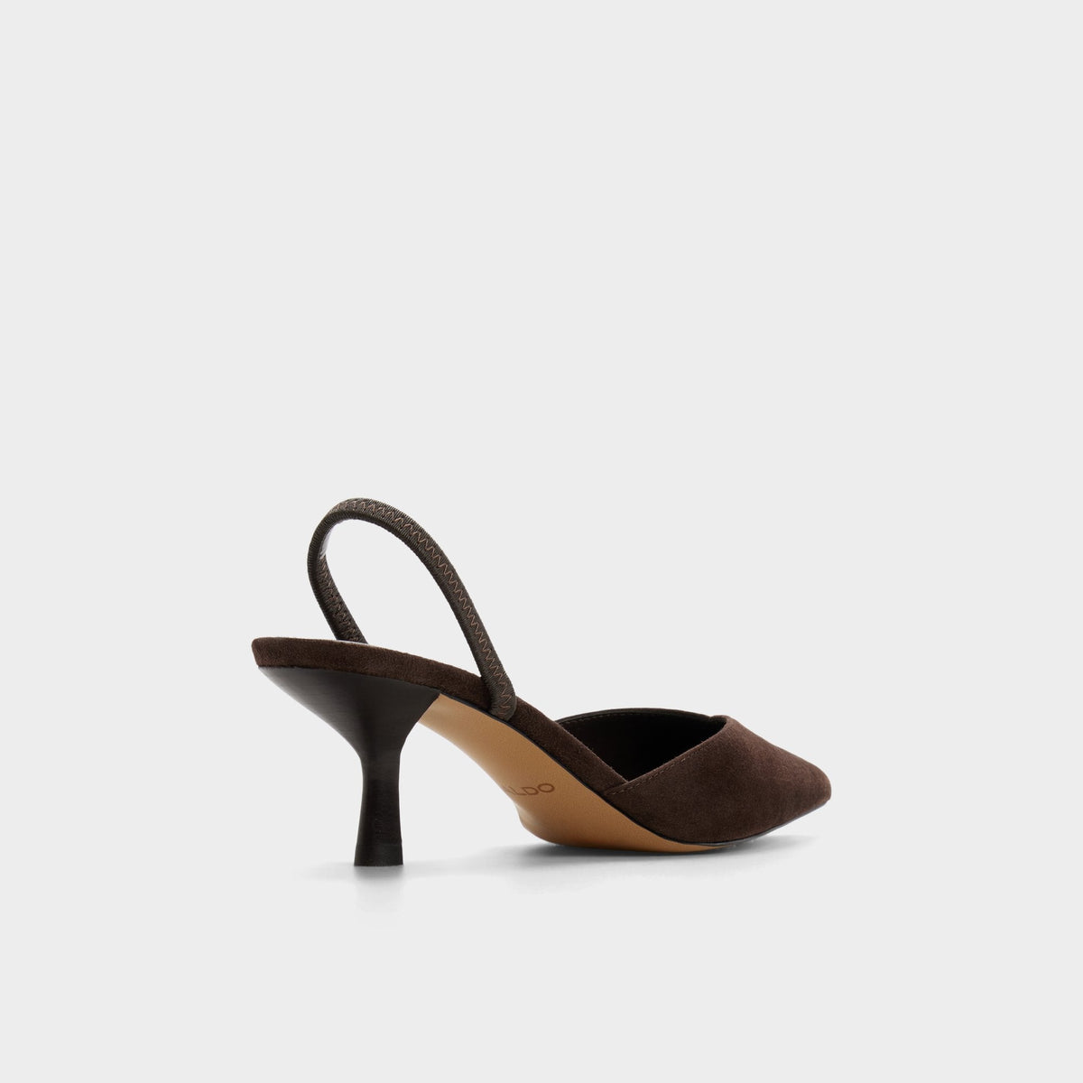 Re in Olivia Dark Brown - Sling back high heel, Stiletto heel | Aldo