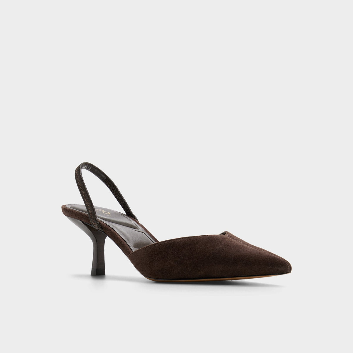 Re in Olivia Dark Brown - Sling back high heel, Stiletto heel | Aldo