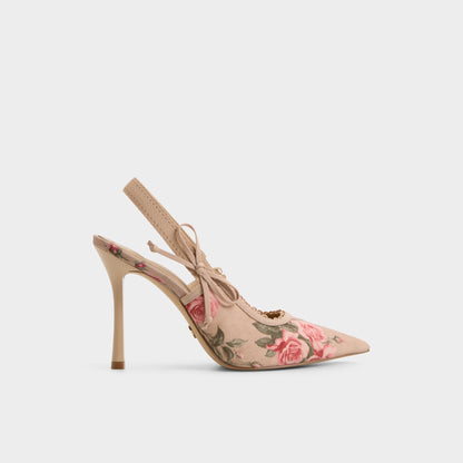 Hennie in Beige Combo 14190601 - Sling back high heel, Stiletto heel | Aldo