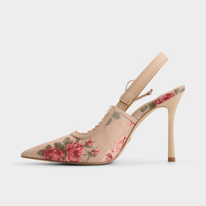 Hennie in Beige Combo 14190601 - Sling back high heel, Stiletto heel | Aldo