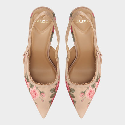 Hennie in Beige Combo 14190601 - Sling back high heel, Stiletto heel | Aldo