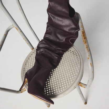 Holiis in Bordo - Knee-high boot, Stiletto heel | Aldo