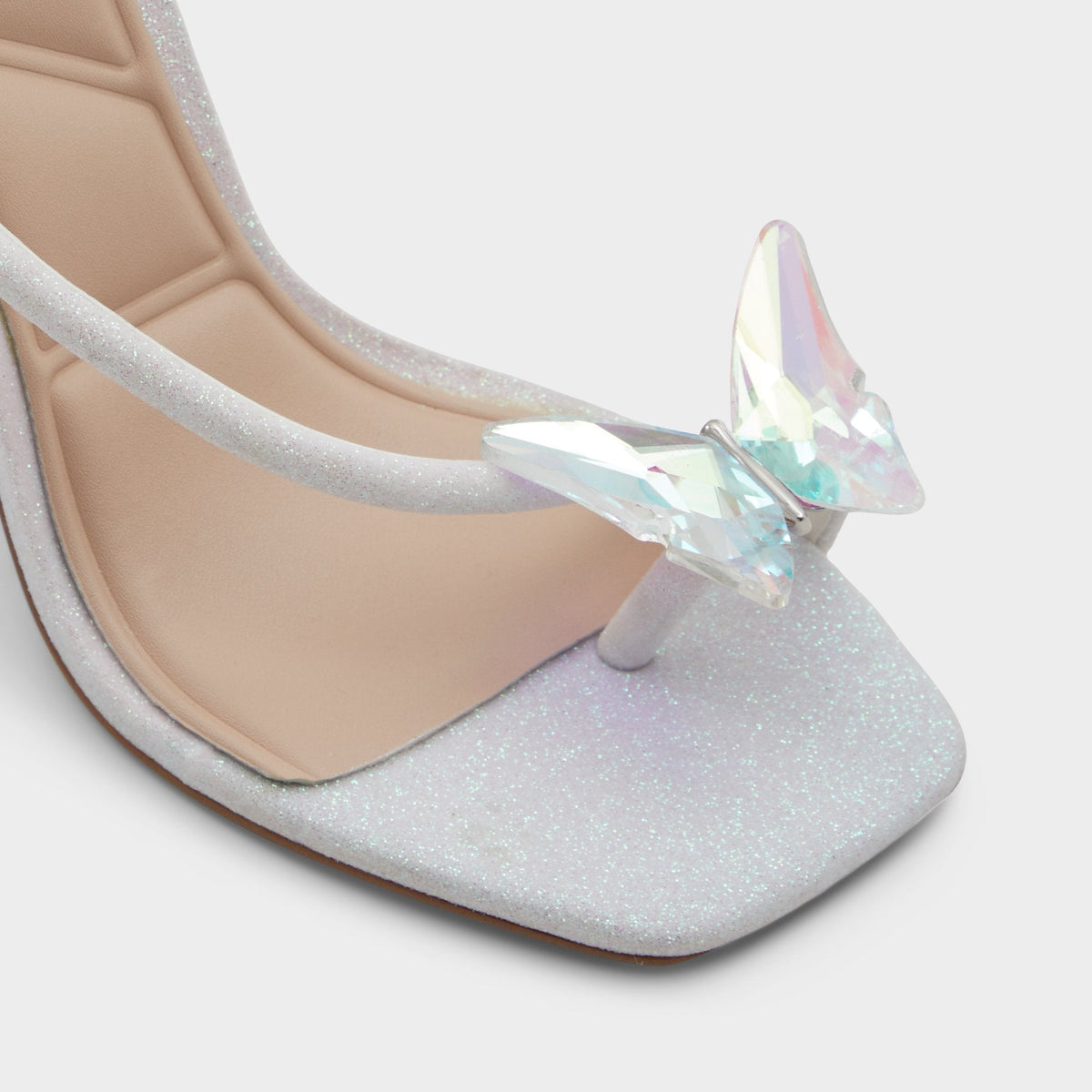Pepela in White - Strappy heeled sandal, Block heel | Aldo