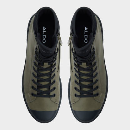 Esttanqueiro in Olive - Lace-up boot, Cup sole | Aldo