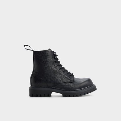 Doublezero in Other Black - Combat boot, Lug sole | Aldo