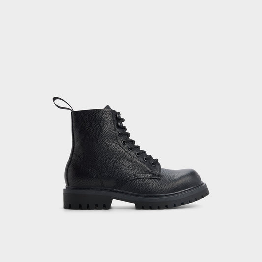 Doublezero in Other Black - Combat boot, Lug sole | Aldo