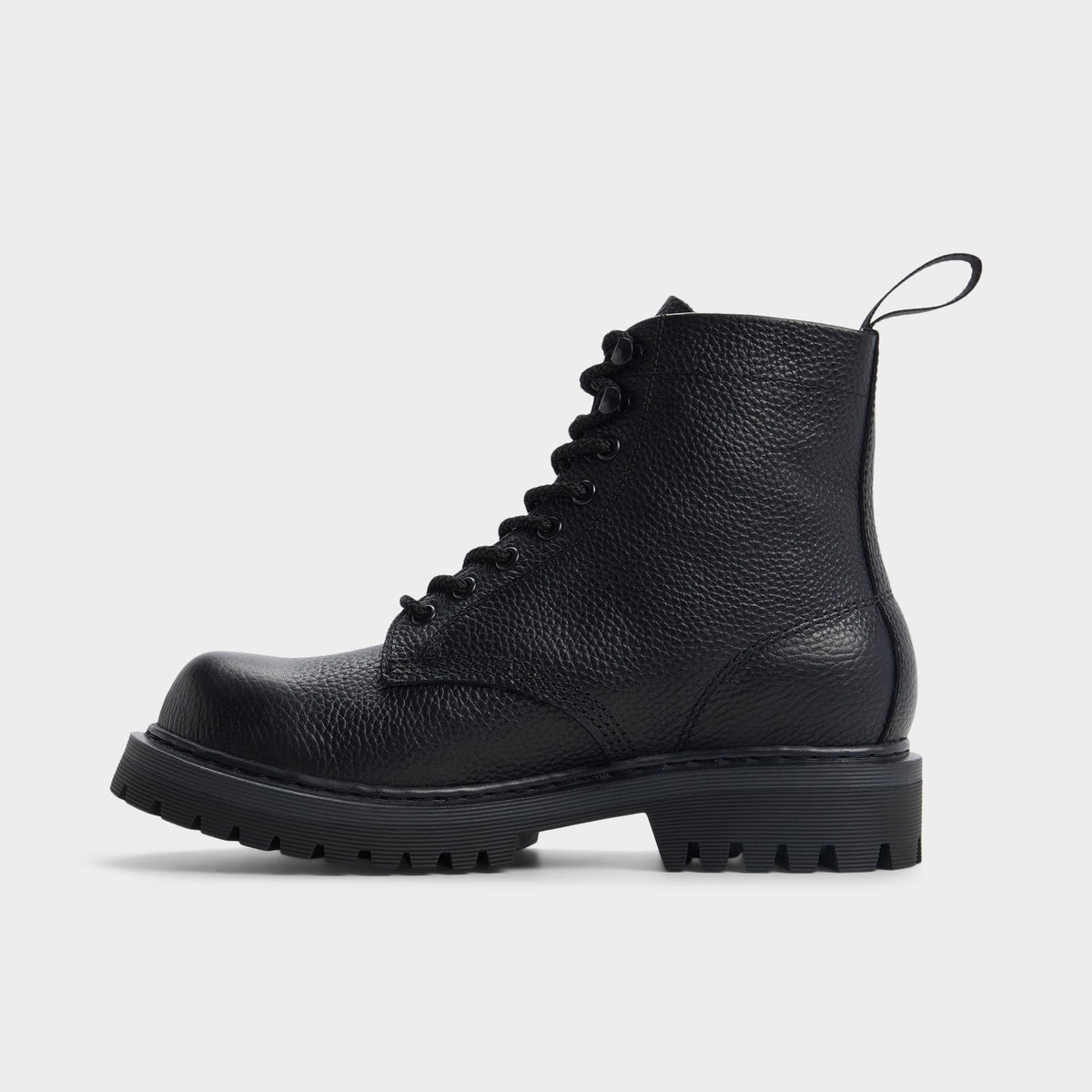 Doublezero in Other Black - Combat boot, Lug sole | Aldo