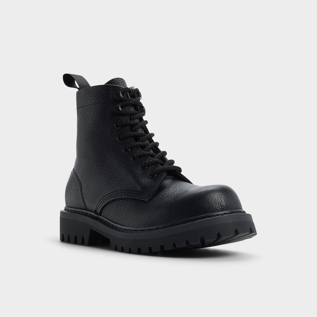 Doublezero in Other Black - Combat boot, Lug sole | Aldo