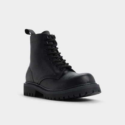 Doublezero in Other Black - Combat boot, Lug sole | Aldo