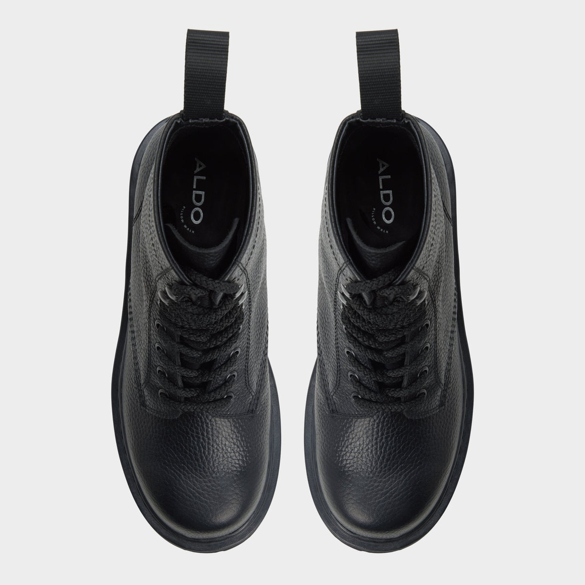 Doublezero in Other Black - Combat boot, Lug sole | Aldo