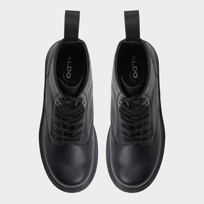 Doublezero in Other Black - Combat boot, Lug sole | Aldo