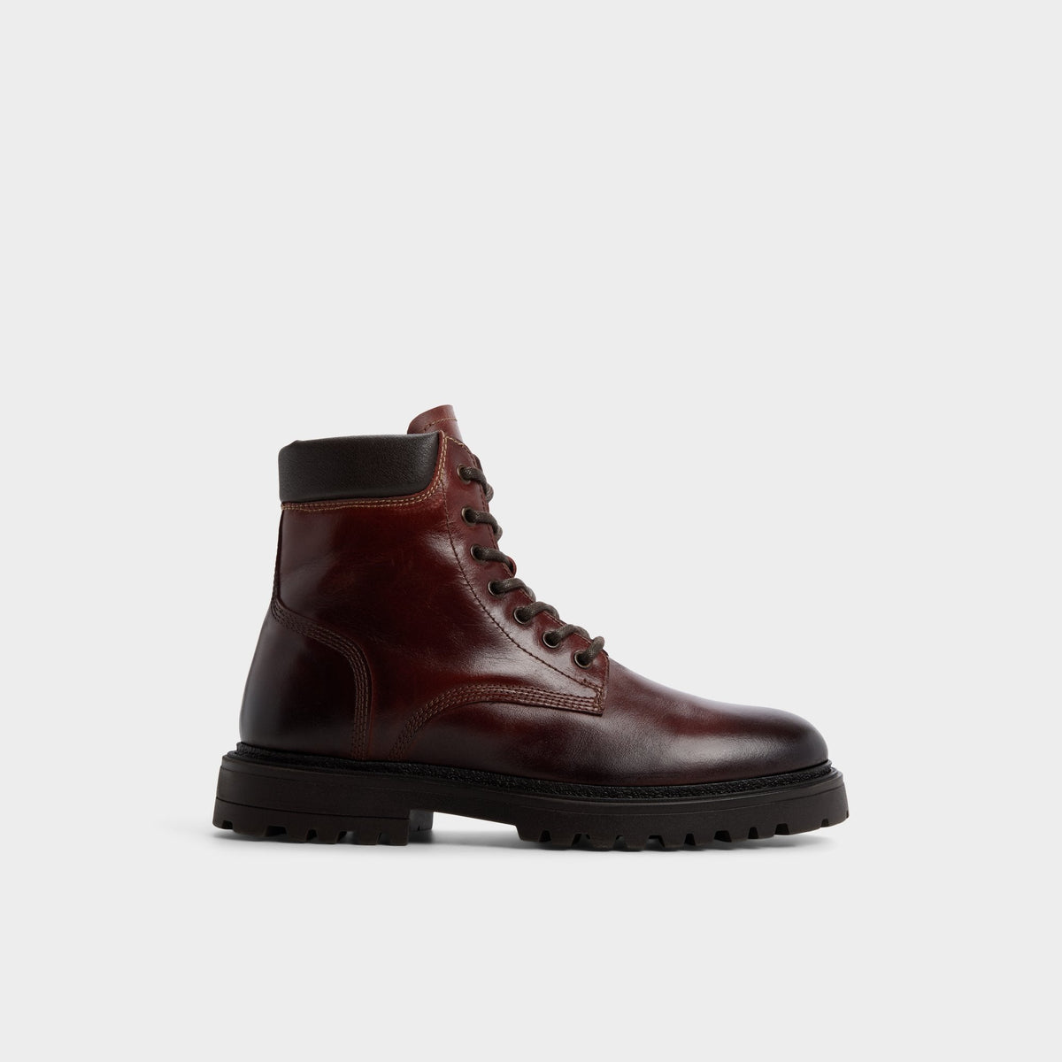 Draco in Medium Brown - Combat boot, Lug sole | Aldo
