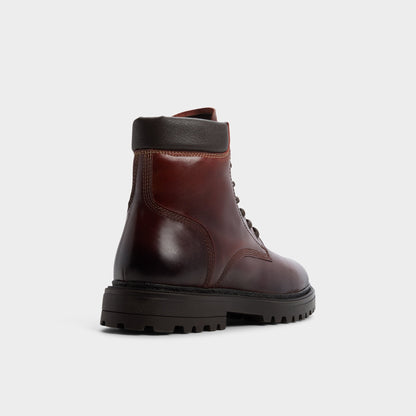 Draco in Medium Brown - Combat boot, Lug sole | Aldo