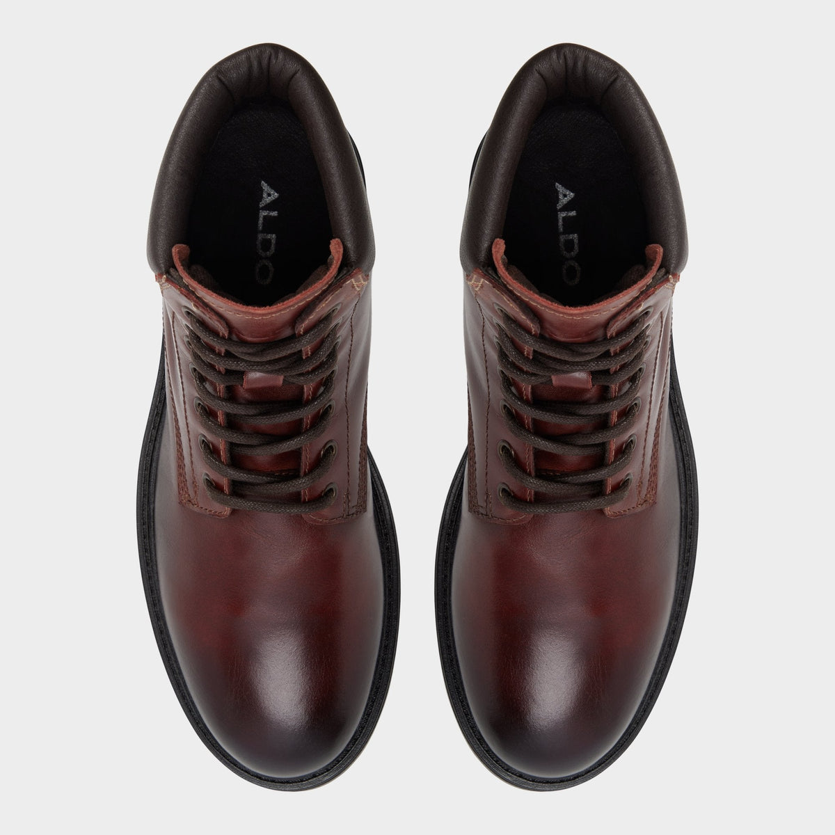 Draco in Medium Brown - Combat boot, Lug sole | Aldo