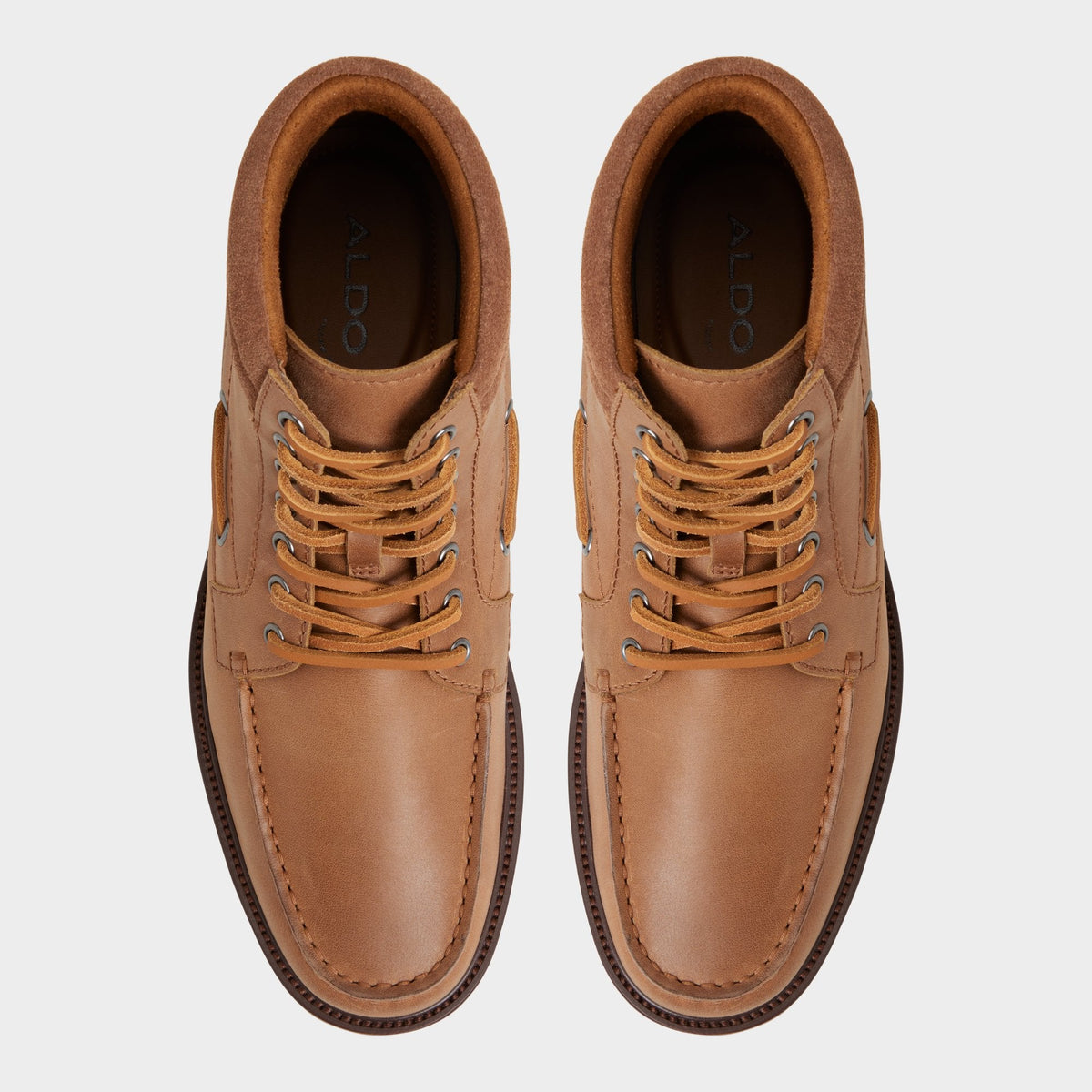 Farrell in Cognac - Combat boot, Lug sole | Aldo