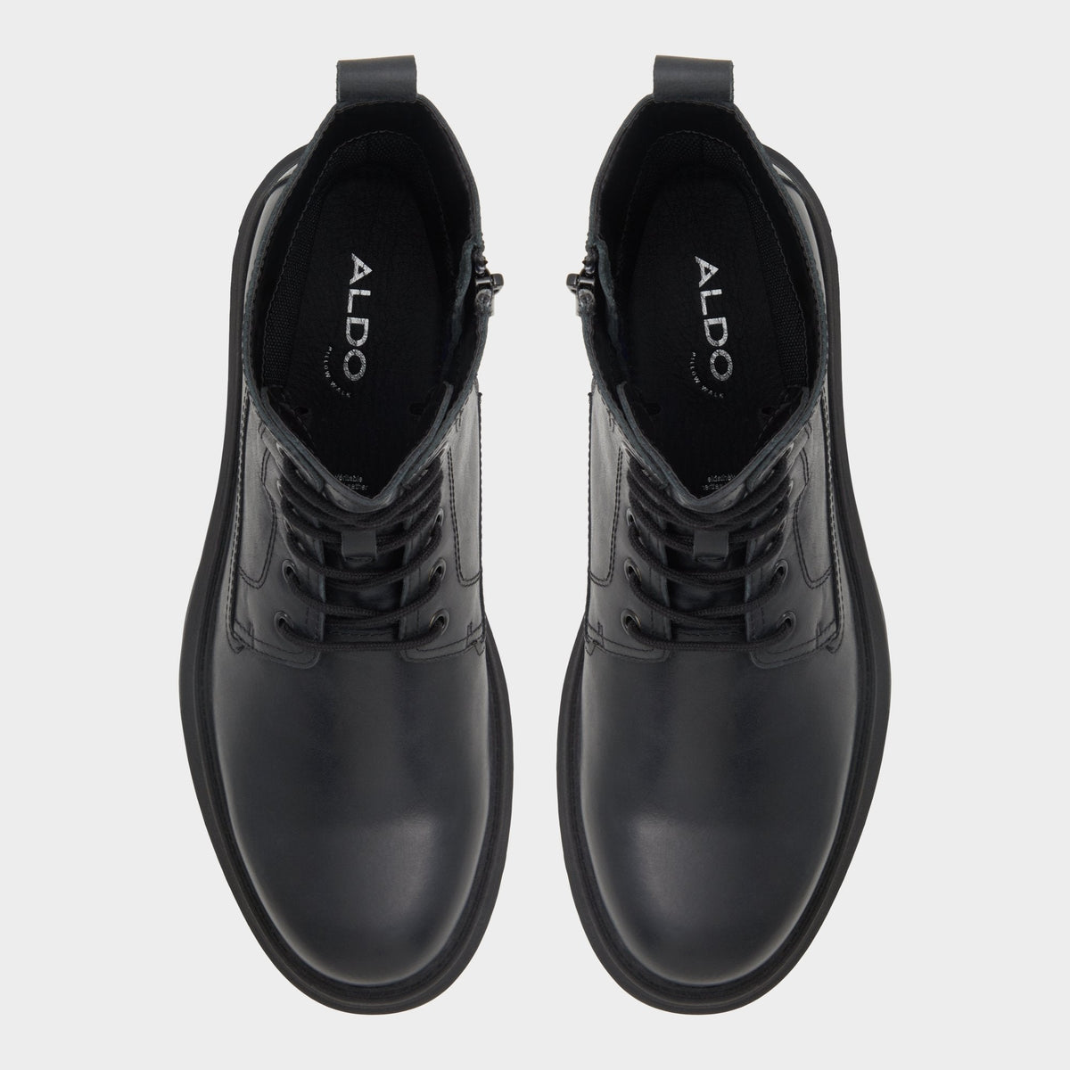 Reish Black Men's Lace-up boots - Lace-up boot, Lug sole | Aldo