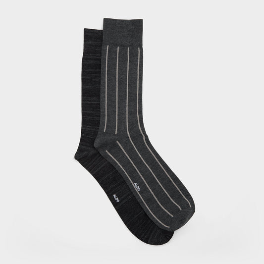 Nightstripe in Dark Grey - Crew socks | Aldo