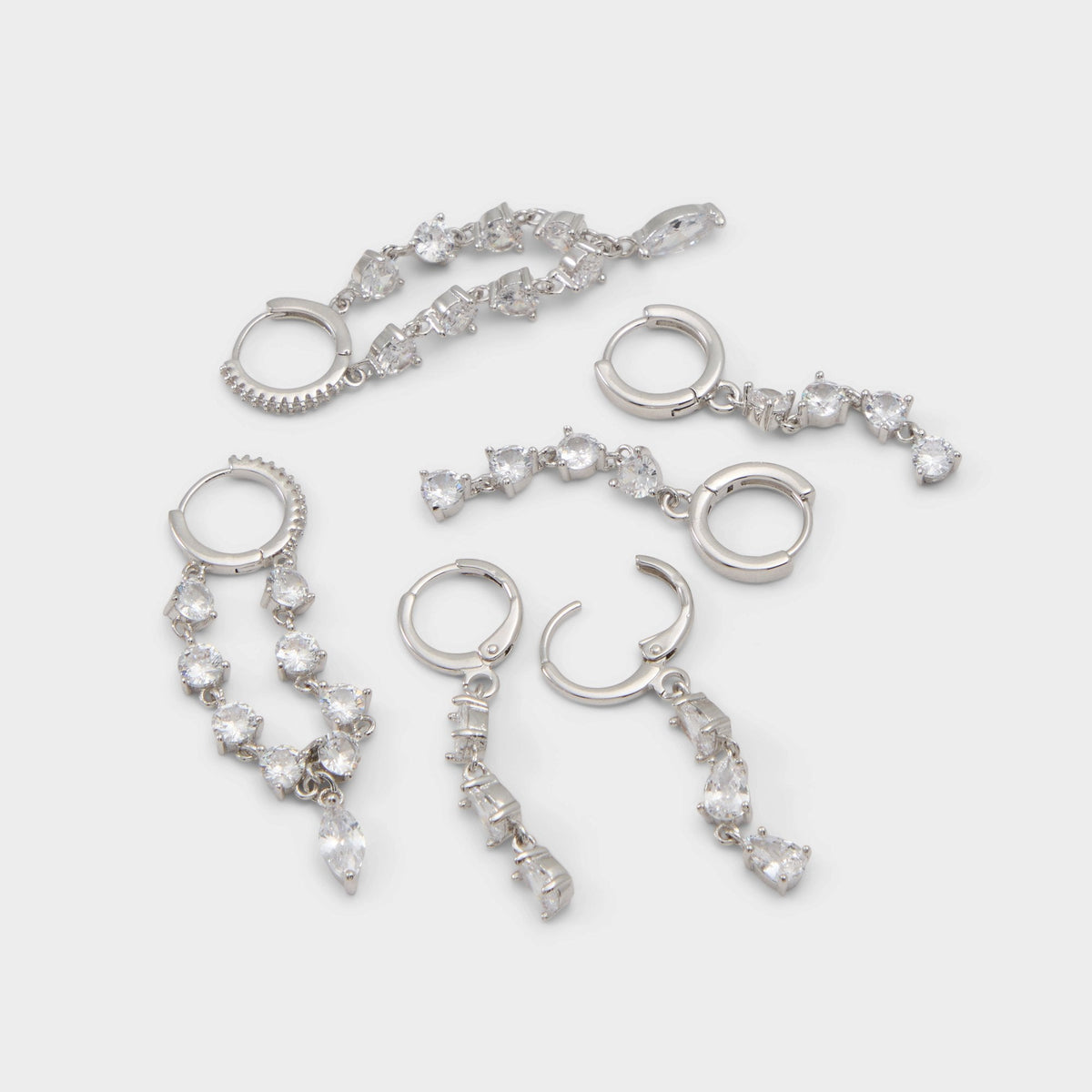 Colettee in Silver Clear Multi - Earring set | Aldo