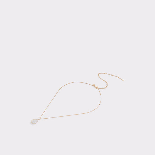 Beauceron Gold/Clear Multi Women's Necklaces - Teardrop necklace | Aldo