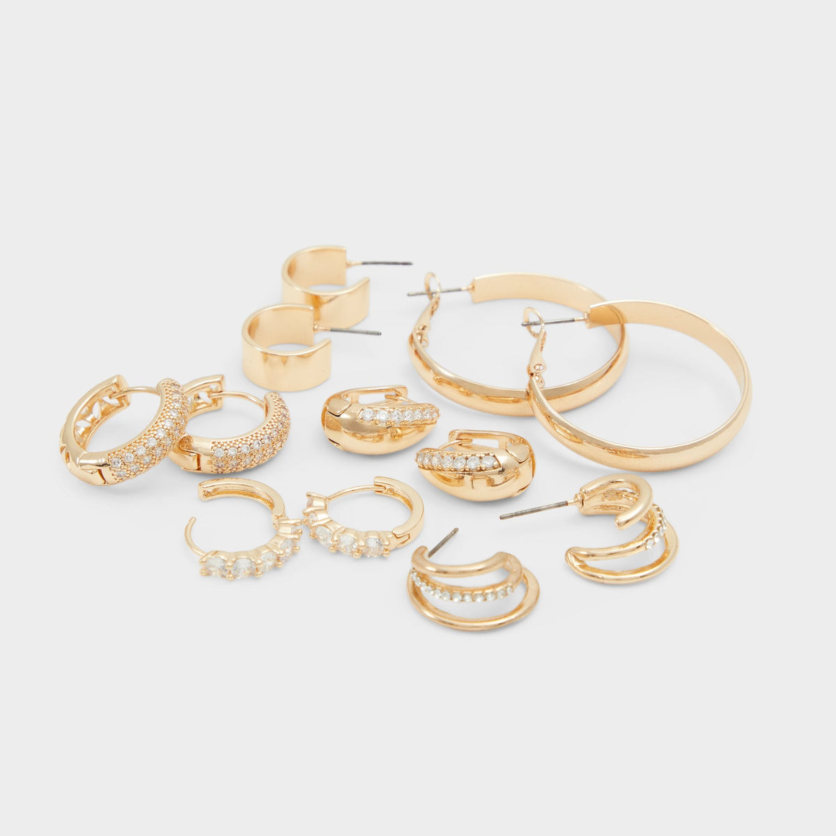 Talalagyn Gold/Clear Multi Women's Earrings - Hoop earrings | Aldo