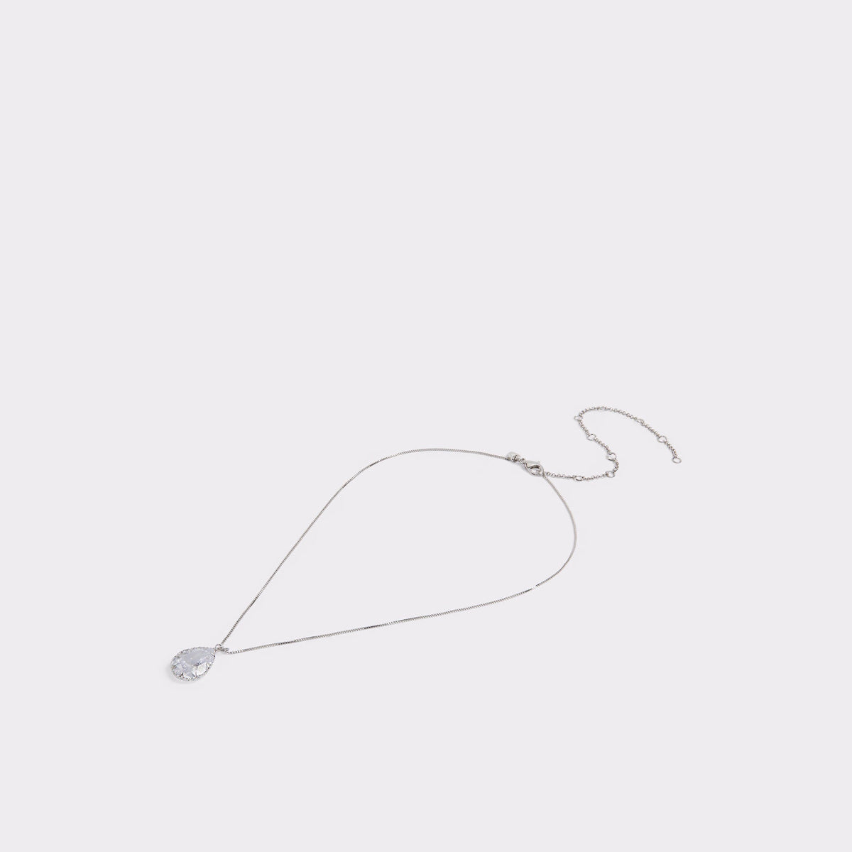 Beauceron Silver/Clear Multi Women's Necklaces - Teardrop necklace | Aldo