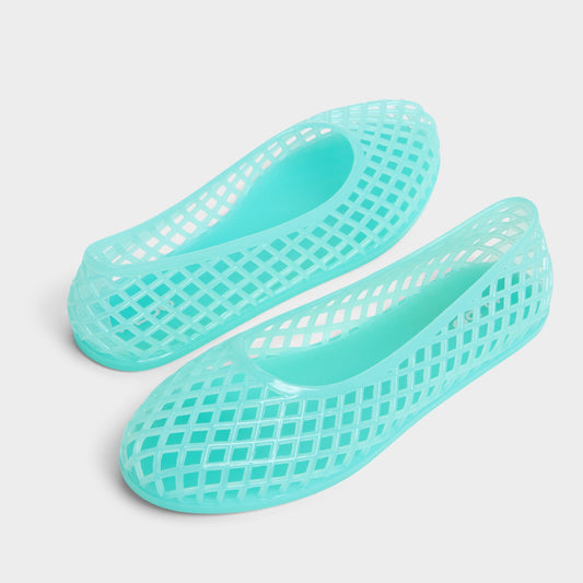 Dwaoria Turquoise Women's Jelly Sandals & Flip Flops - Jelly flats | Aldo