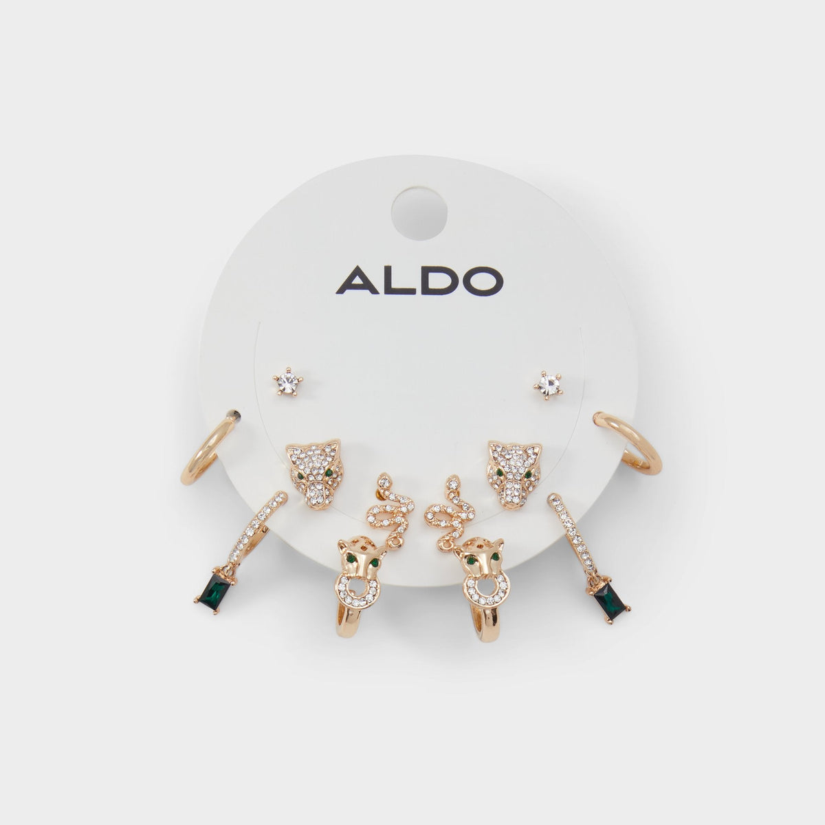 Junglechic Gold/Clear Multi Women's Earrings - Earrings | Aldo