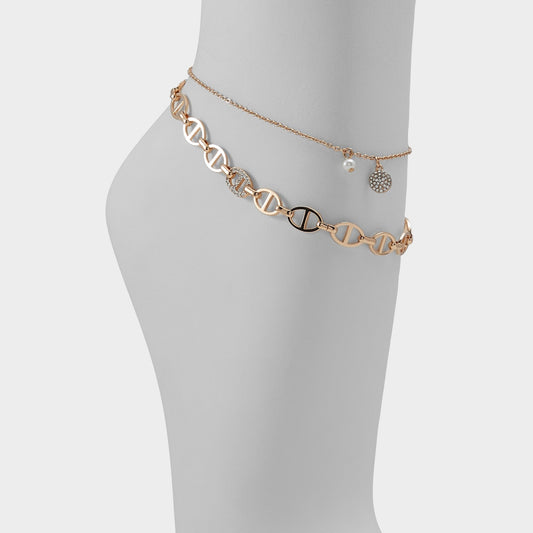 Splenndorx Gold/Clear Multi Women's Anklets - Anklet | Aldo