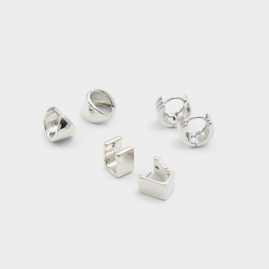 Adenariel in Silver - Huggie hoop earrings | Aldo