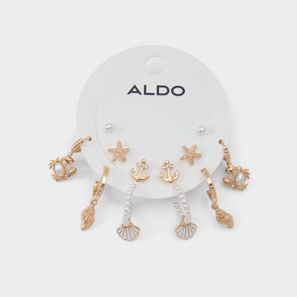 Myanchor Gold/Clear Multi Women's Earrings - Earrings | Aldo