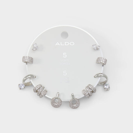 Fivelooks Silver/Clear Multi Women's Cubic Zirconia - Earrings | Aldo