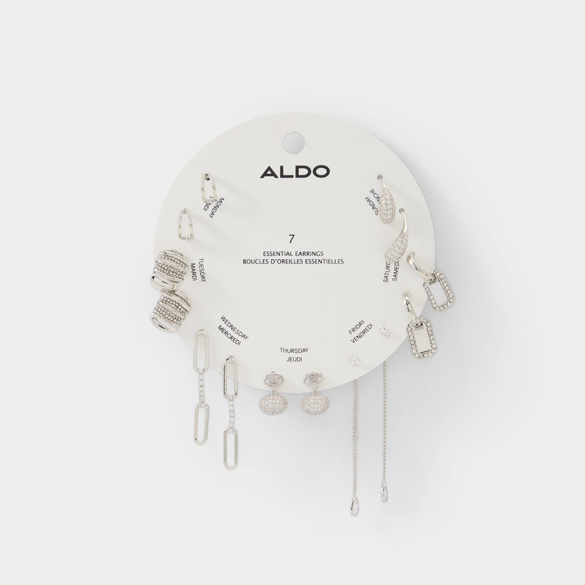 Partyessentials in Silver Clear Multi - Earring set | Aldo