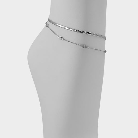 Gifted Silver Women's Stainless Steel - Anklet | Aldo