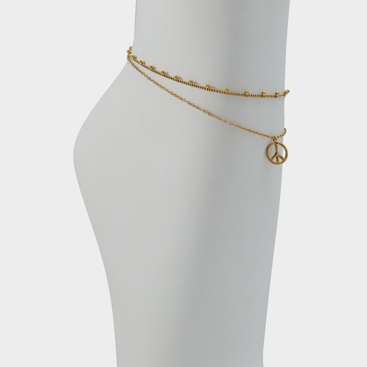 Peacelove Gold Women's Stainless Steel - Anklet | Aldo